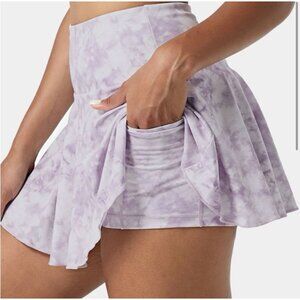 Halara Everyday High Waisted Pocket 2-in-1 Activity Skirt Sz Medium Purple Tie D